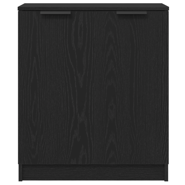 Служебен шкаф 3 pcs Черния дъб 180 x 30 x 70 см Инженерно дърво