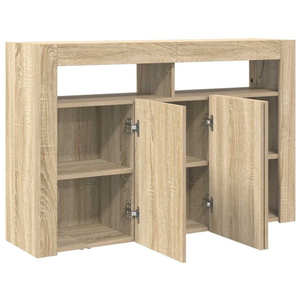 Служебен шкаф Сонома дъб 116 x 30 x 75 см Инженерно дърво