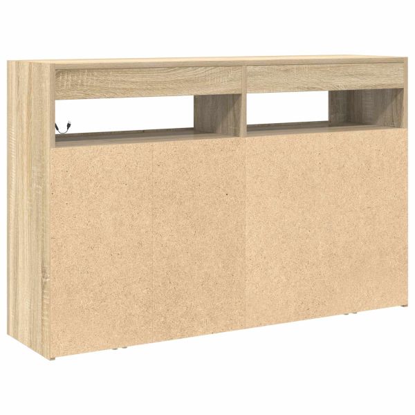 Служебен шкаф Сонома дъб 116 x 30 x 75 см Инженерно дърво