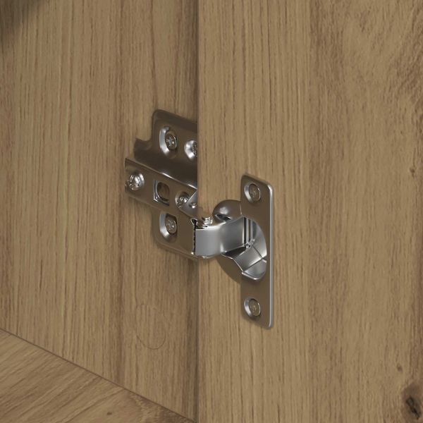 Служебен шкаф 2 pcs Дъб 79 x 38 x 80 см Инженерно дърво