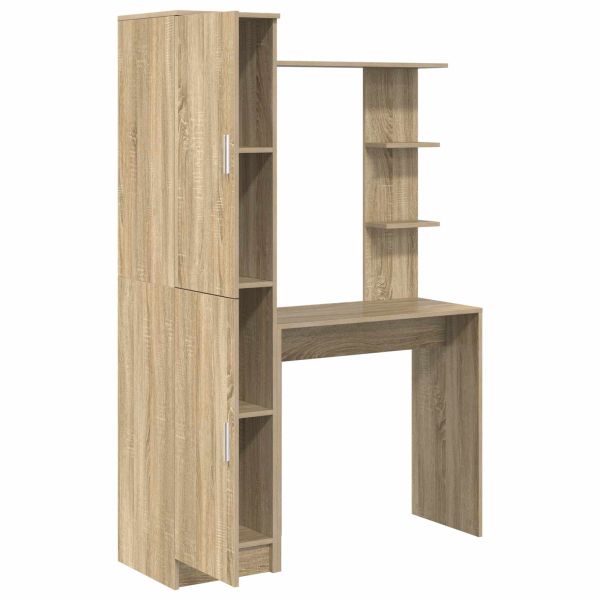 Бюро 2 pcs Сонома дъб