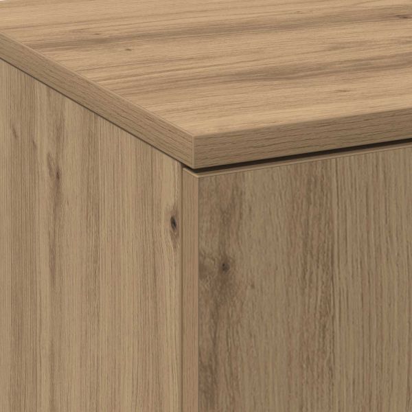 Висок шкаф Дъб 70 x 33.5 x 180 см Инженерно дърво