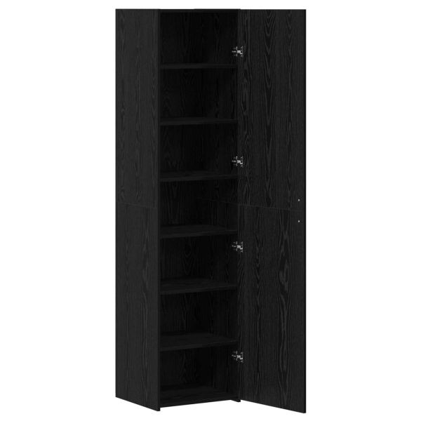 Висок шкаф Черния дъб 45 x 42,5 x 185 см