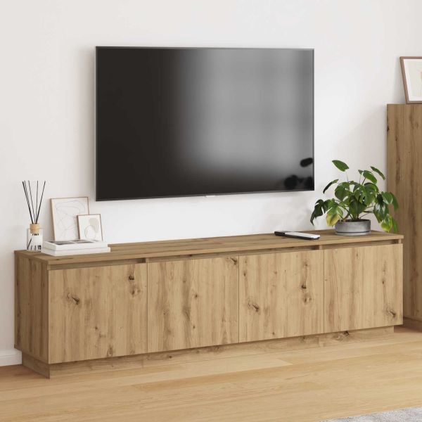 ТВ шкаф 180 x 38 x 49 см Дъб Инженерно дърво