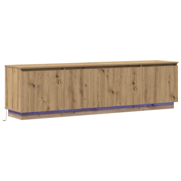ТВ шкаф 180 x 38 x 49 см Дъб Инженерно дърво