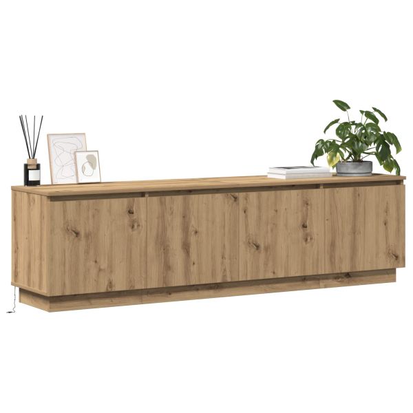 ТВ шкаф 180 x 38 x 49 см Дъб Инженерно дърво