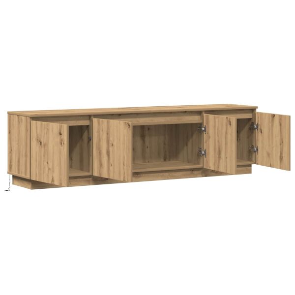 ТВ шкаф 180 x 38 x 49 см Дъб Инженерно дърво