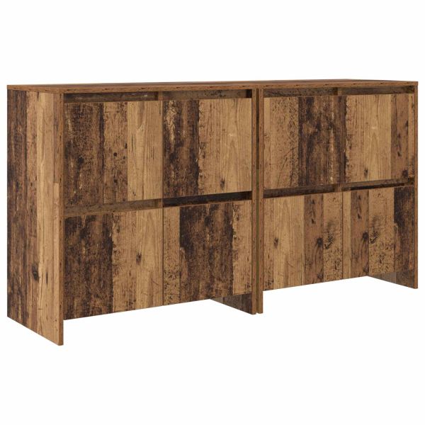 Скейдбордове 2 pcs Старо дърво 70 x 41 x 75 см Инженерно дърво