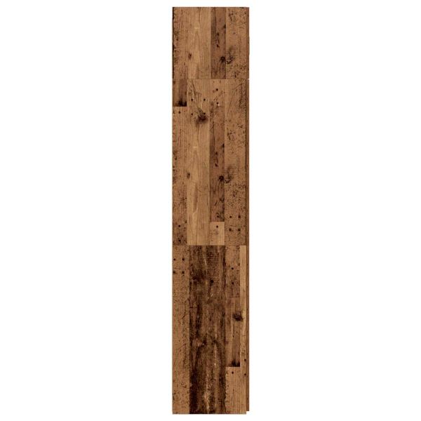 Шкаф за съхранение 2 pcs Старо дърво 80 x 42,5 x 225 см