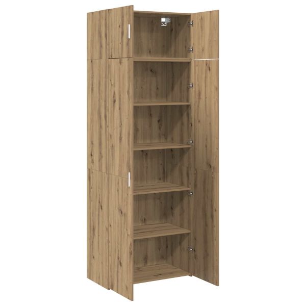 Шкаф за съхранение 2 pcs Дъб 80 x 42,5 x 225 см