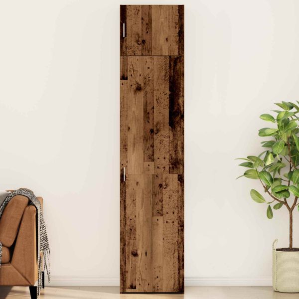 Служебен шкаф 2 pcs Старо дърво 50 x 41 x 225 см