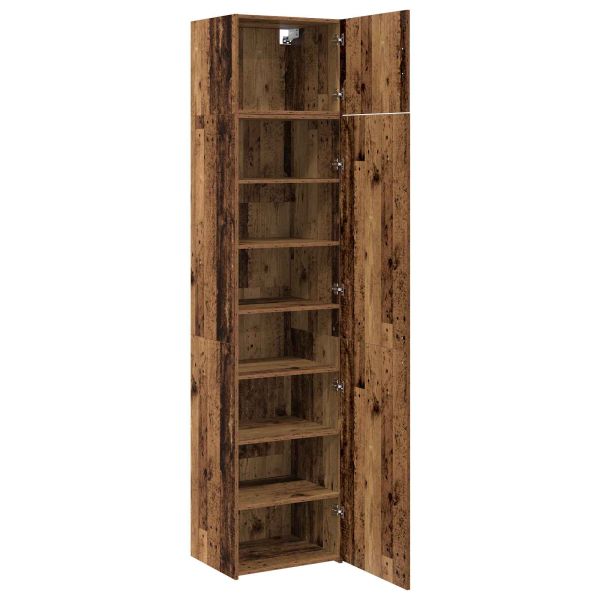 Служебен шкаф 2 pcs Старо дърво 50 x 41 x 225 см