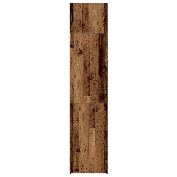 Служебен шкаф 2 pcs Старо дърво 50 x 41 x 225 см