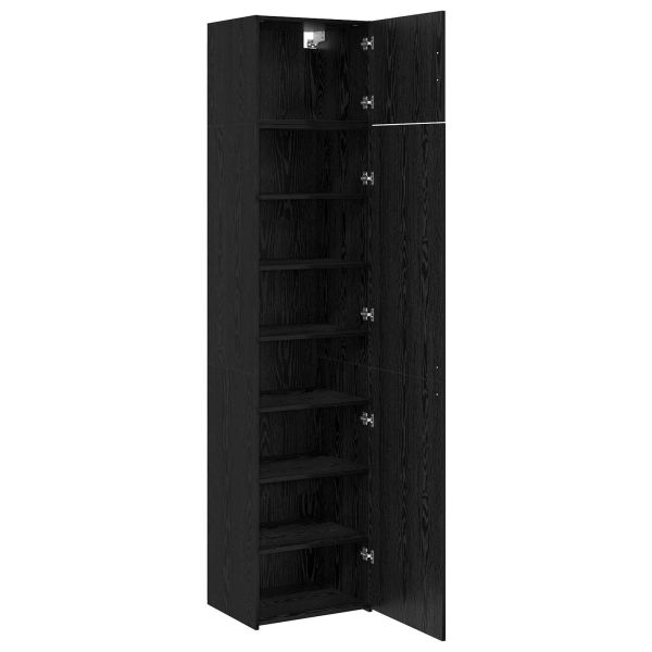 Служебен шкаф 2 pcs Черния дъб 50 x 41 x 225 см