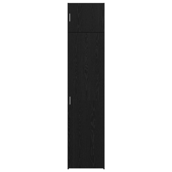 Служебен шкаф 2 pcs Черния дъб 50 x 41 x 225 см