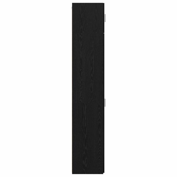 Служебен шкаф 2 pcs Черния дъб 50 x 41 x 225 см