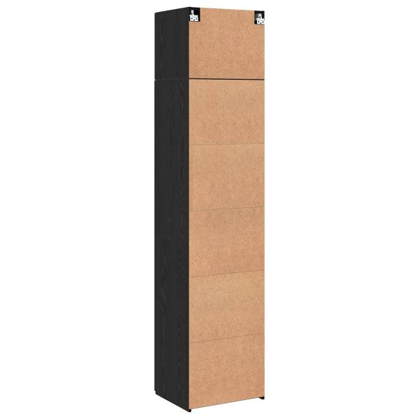 Служебен шкаф 2 pcs Черния дъб 50 x 41 x 225 см