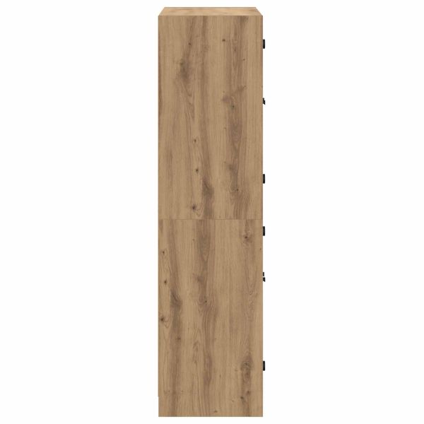 Висок шкаф Дъб 68 x 37 x 142 см Инженерно дърво