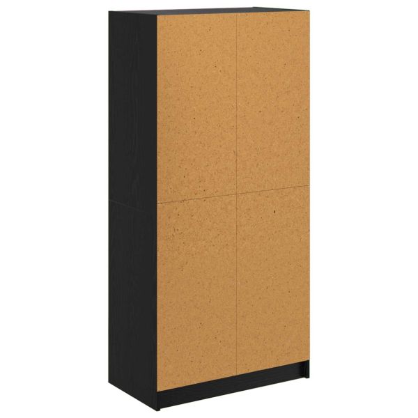 Висок шкаф Черния дъб 68 x 37 x 142 см Инженерно дърво