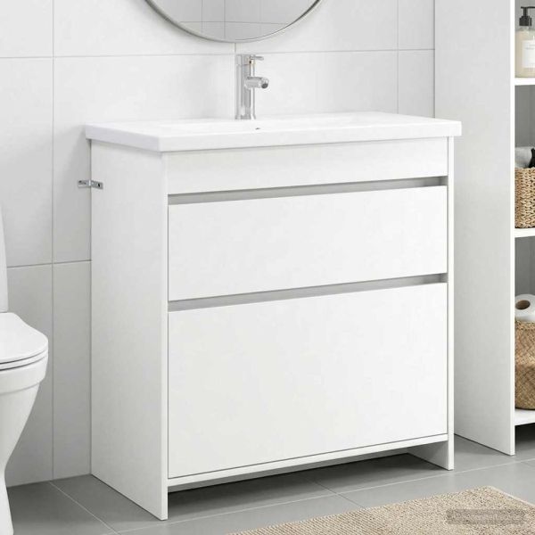 Комплект мебели за баня Бяло 81 x 40 x 84,5 см