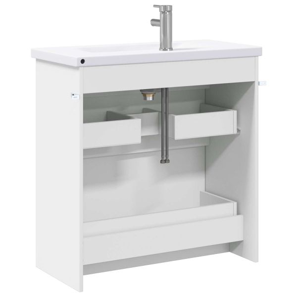 Комплект мебели за баня Бяло 81 x 40 x 84,5 см