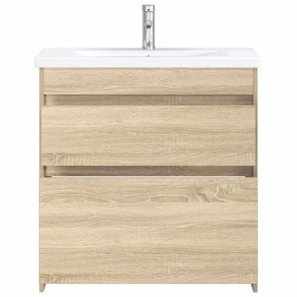 Комплект мебели за баня Дъб сонома 81 x 40 x 84,5 см