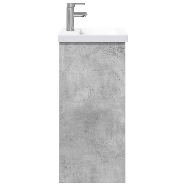 Комплект мебели за баня Бетонно сиво 61 x 40 x 84,5 см
