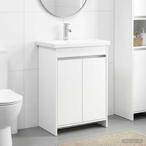 Комплект мебели за баня Бяло 81 x 40 x 84,5 см