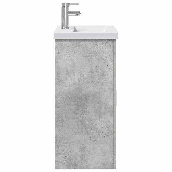 Комплект мебели за баня Бетонно сиво 61 x 40 x 84,5 см