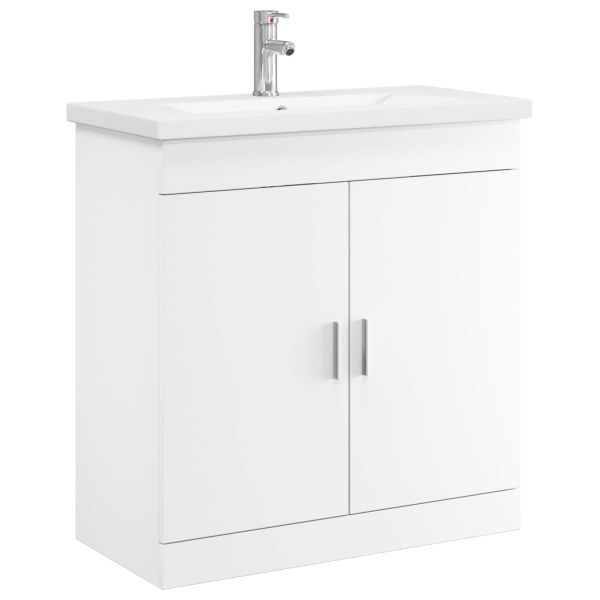 Комплект мебели за баня Бяло 81 x 40 x 84,5 см