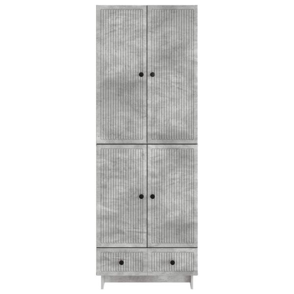 Комплект шкафове 2 pcs Бетонно сиво 66 х 34,5 х 95 см