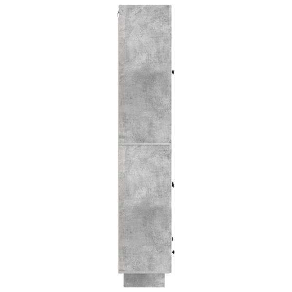 Комплект шкафове 2 pcs Бетонно сиво 66 х 34,5 х 95 см