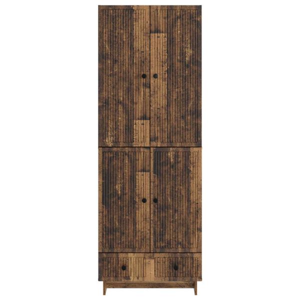Комплект шкафове 2 pcs Старо дърво 66 х 34,5 х 95 см