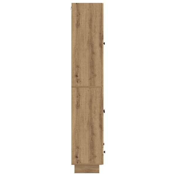 Комплект шкафове 2 pcs Дъб артизан 66 х 34,5 х 95 см