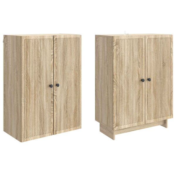 Комплект шкафове 2 pcs Дъб сонома 66 x 34,5 x 90 см