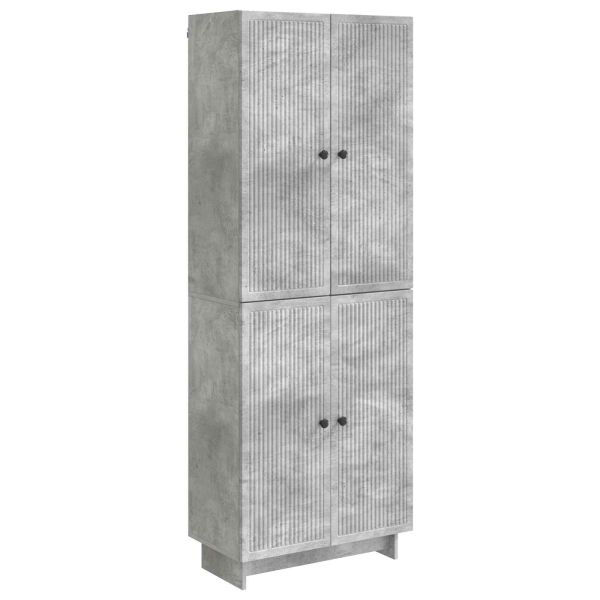 Комплект шкафове 2 pcs Бетонно сиво 66 x 34,5 x 90 см