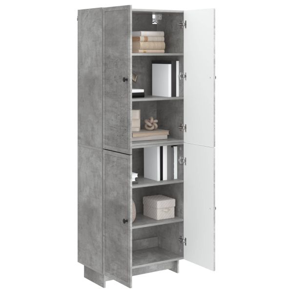 Комплект шкафове 2 pcs Бетонно сиво 66 x 34,5 x 90 см