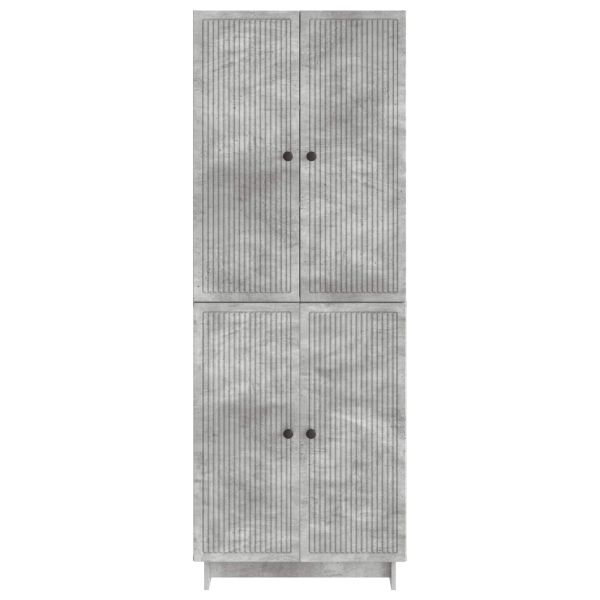 Комплект шкафове 2 pcs Бетонно сиво 66 x 34,5 x 90 см