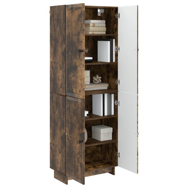 Комплект шкафове 2 pcs Опушен дъб 66 x 34,5 x 90 см