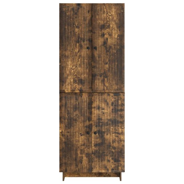 Комплект шкафове 2 pcs Опушен дъб 66 x 34,5 x 90 см