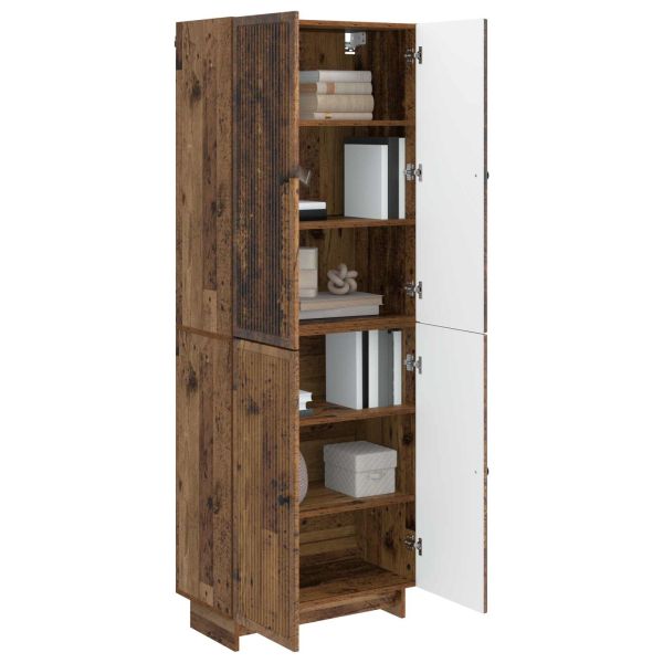 Комплект шкафове 2 pcs Старо дърво 66 x 34,5 x 90 см