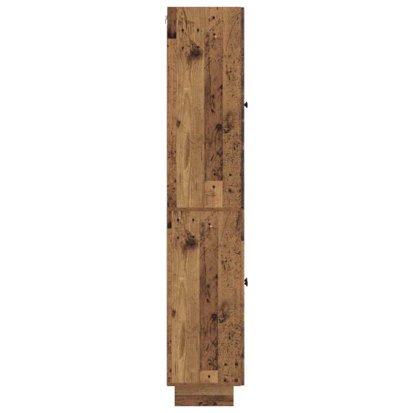 Комплект шкафове 2 pcs Старо дърво 66 x 34,5 x 90 см