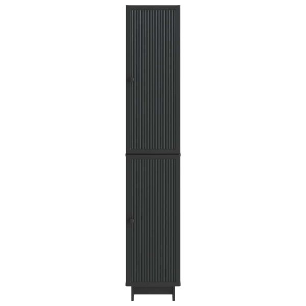 Комплект шкафове 2 pcs Черно 34,5 x 33 x 90 см
