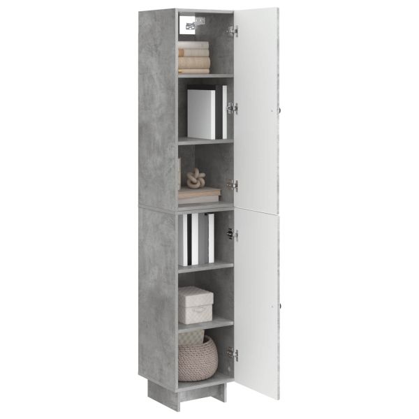 Комплект шкафове 2 pcs Бетонно сиво 34,5 x 33 x 90 см