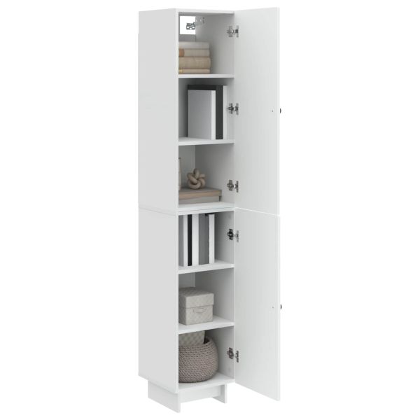 Комплект шкафове 2 pcs Бял гланц 34,5 x 33 x 90 см