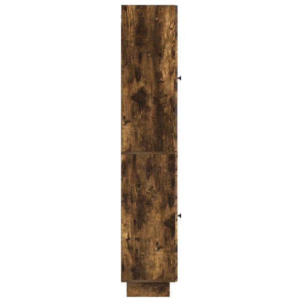 Комплект шкафове 2 pcs Опушен дъб 34,5 x 33 x 90 см