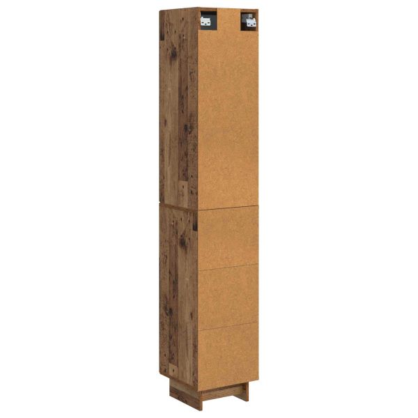 Комплект шкафове 2 pcs Старо дърво 34,5 x 33 x 90 см