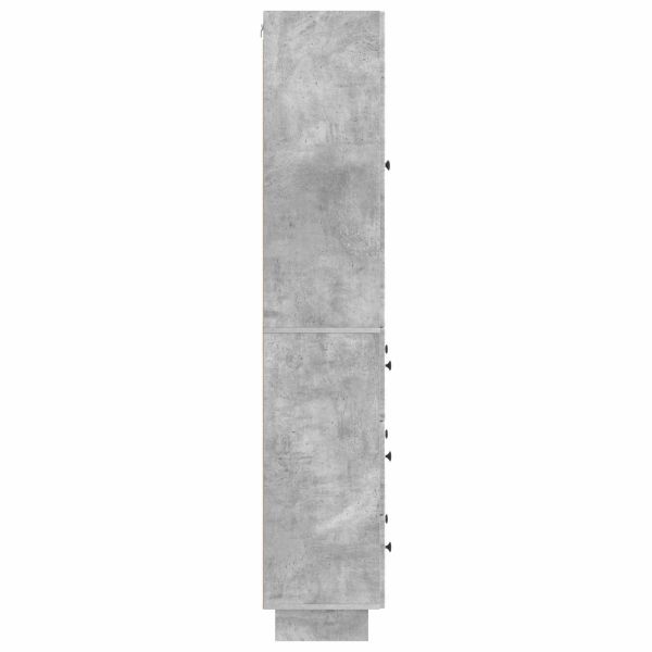 Комплект шкафове 2 pcs Бетонно сиво 66 x 34,5 x 90 см