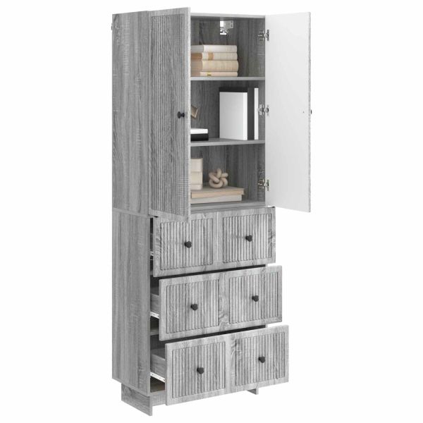 Комплект шкафове 2 pcs 66 x 34,5 x 90 см Инженерна дървесина