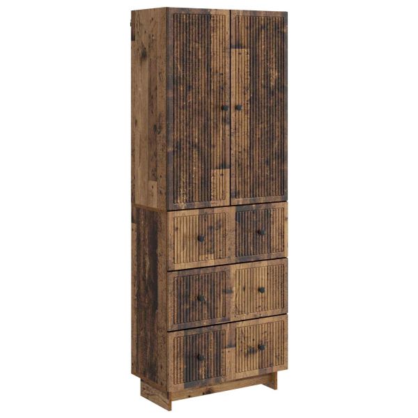 Комплект шкафове 2 pcs 66 x 34,5 x 90 см Инженерна дървесина